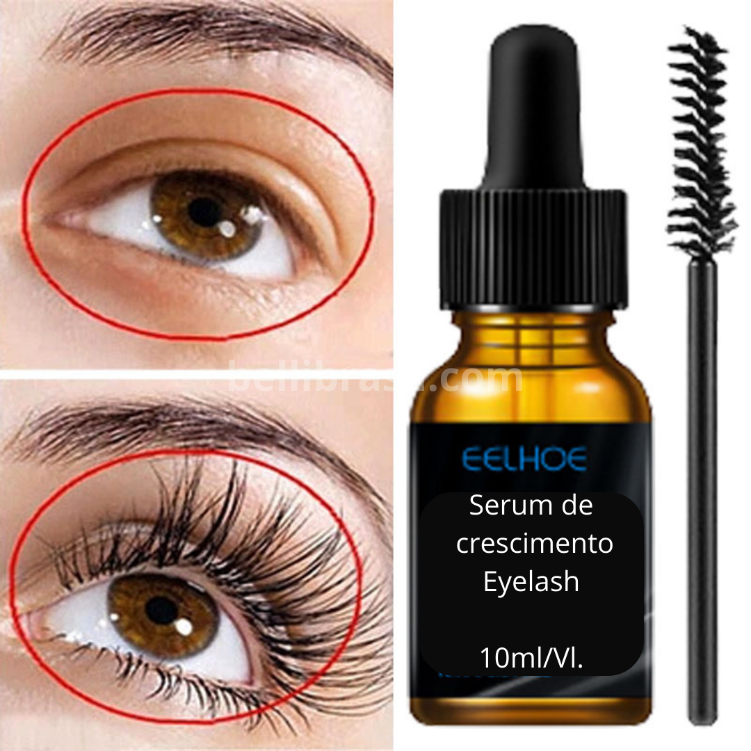 Eyelash - Sérum de Crescimento de Cílios - 100% Natural | Ganhe 5 Brindes exclusivos - Belli Brasil