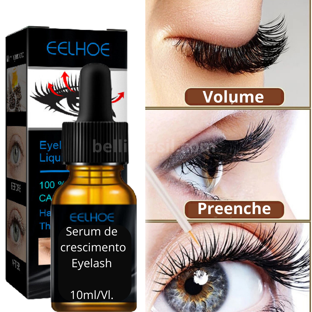 Eyelash - Sérum de Crescimento de Cílios - 100% Natural | Ganhe 5 Brindes exclusivos - Belli Brasil