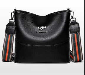 Bolsa crossbody de couro macio para mulheres, bolsa de luxo, designer feminina, bolsa de mão casual, ombro, bolsa de couro legítimo, bolsa transversal