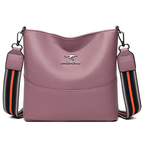 Bolsa crossbody de couro macio para mulheres, bolsa de luxo, designer feminina, bolsa de mão casual, ombro, bolsa de couro legítimo, bolsa transversal