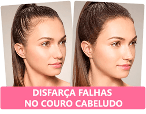 Top Hair - Maquiagem capilar em Pó - Com Queratina - tintura em pó, maquiagem de cabelo, maquiagem de cabelo em pó